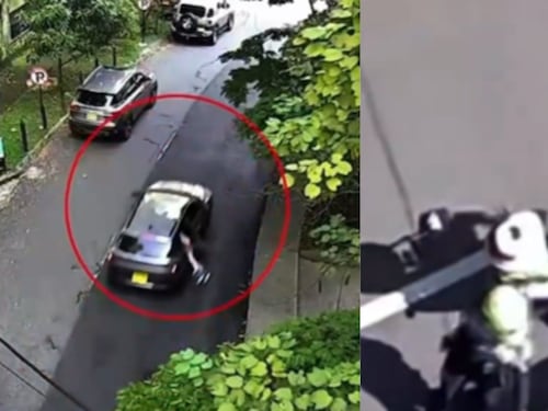 Hombre intentó lanzarse de una camioneta en movimiento para evitar secuestro en el sur de Medellín