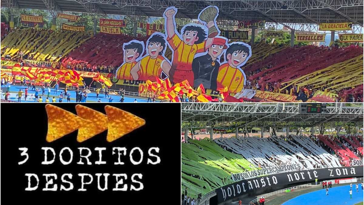Pereira hizo el tifo de Supercampeones, pero los del Once les pegaron una troleada épica