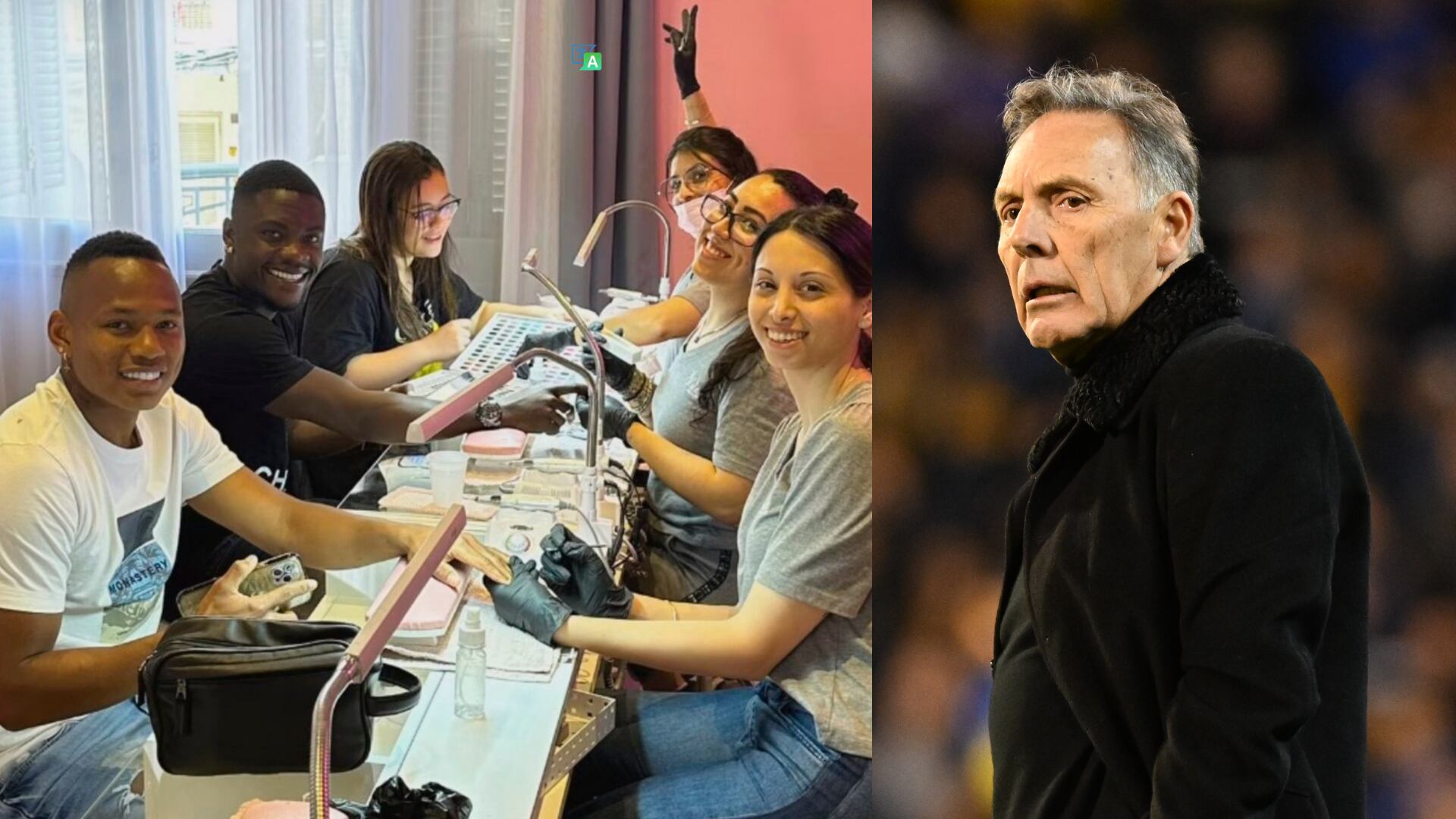 Miguel Ángel Russo defendió a dos jugadores colombianos de las críticas por hacerse el manicure