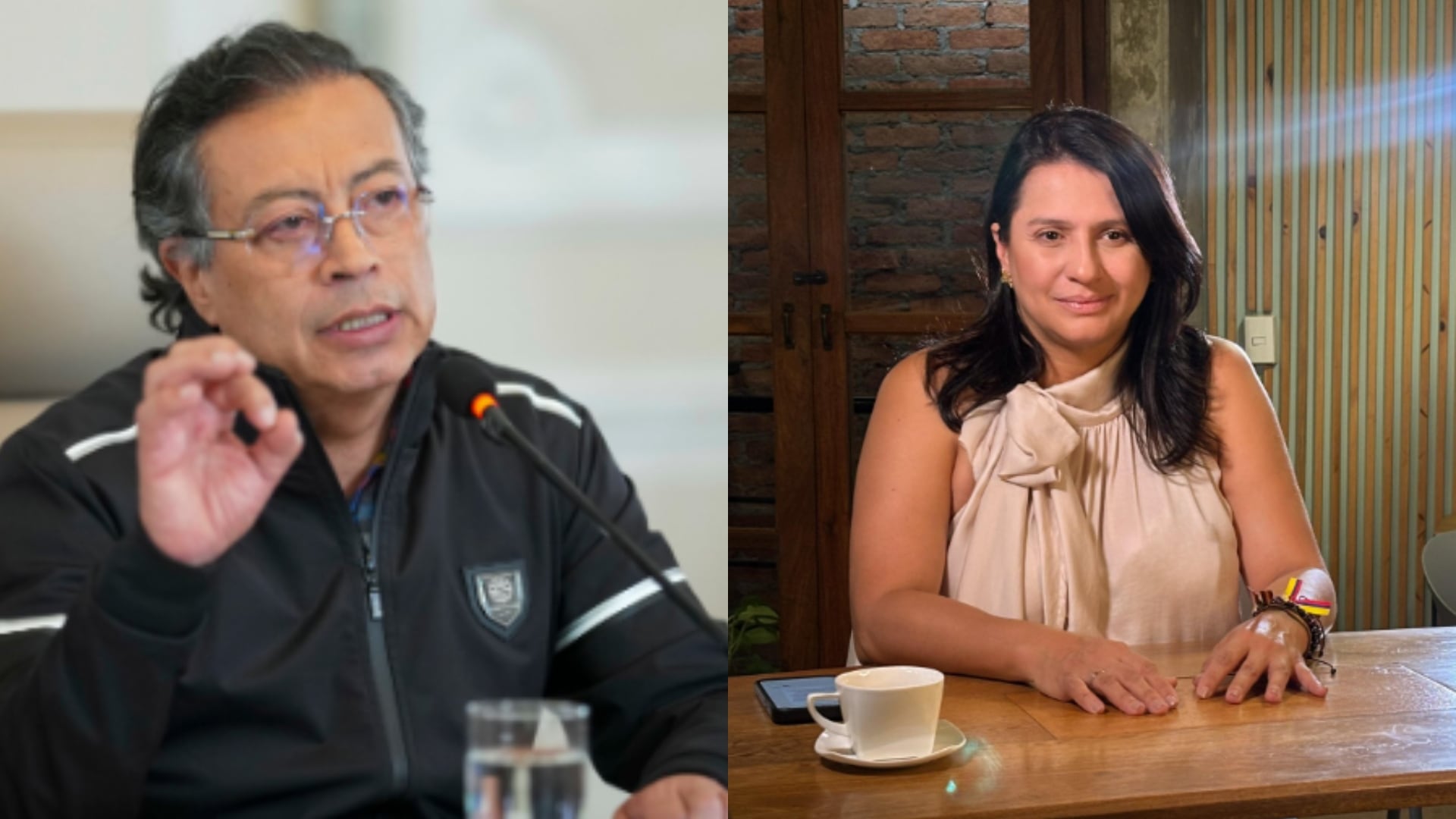El presidente Gustavo Petro le respondió a la senadora Paola Holguín.