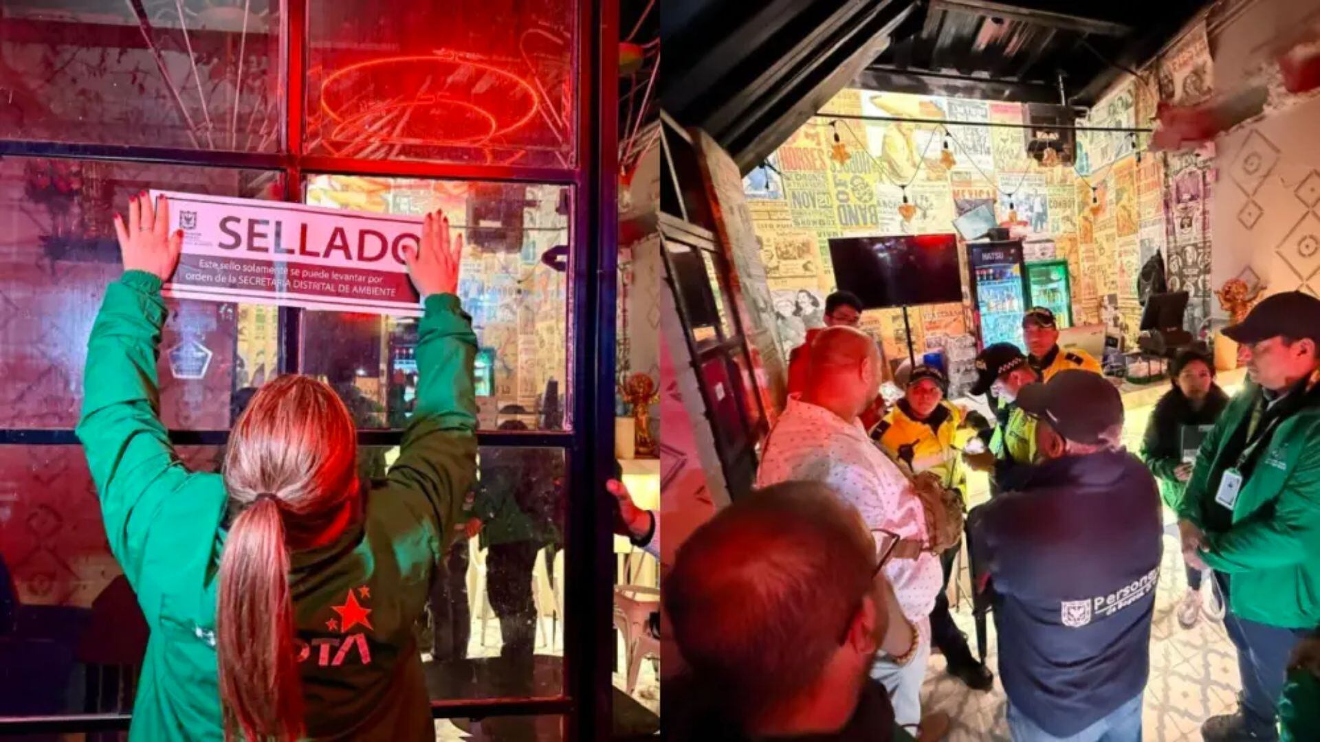 Bar sellado en 85 (Tomado de la Secretaría de Ambiente)