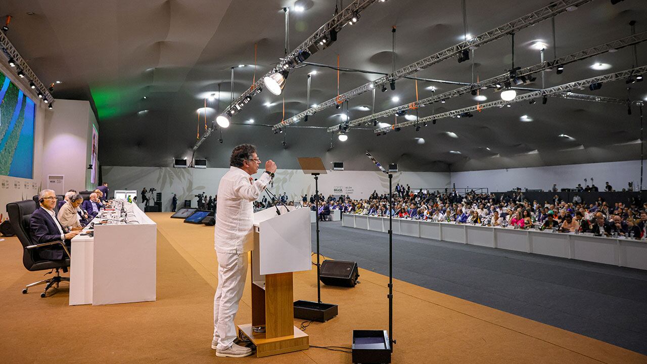 Gustavo Petro en su discurso en la COP30