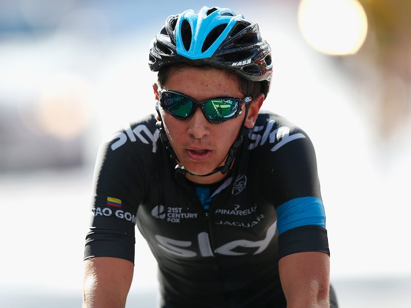 El ciclista colombiano puso una pausa en su carrera por problemas de salud