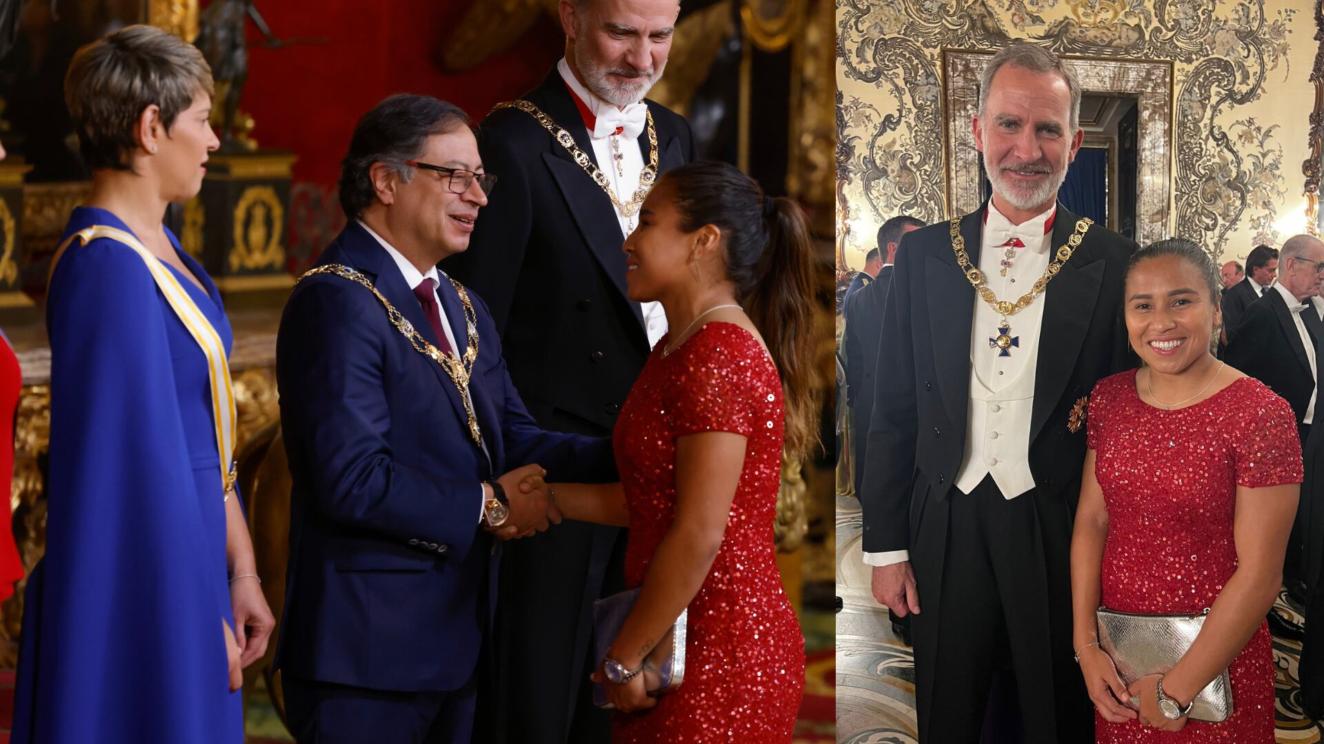 Leicy Santos se reunió con el Rey de España