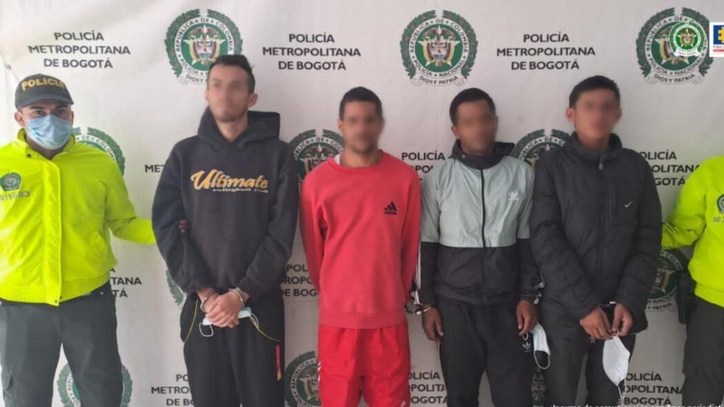 Integrantes de 'Los Satánas', temida banda delincuencial responsable de varios 'embolsados' en Bogotá