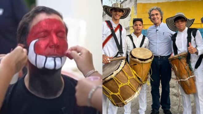 En campaña: políticos la dieron toda en el Carnaval de Barranquilla.