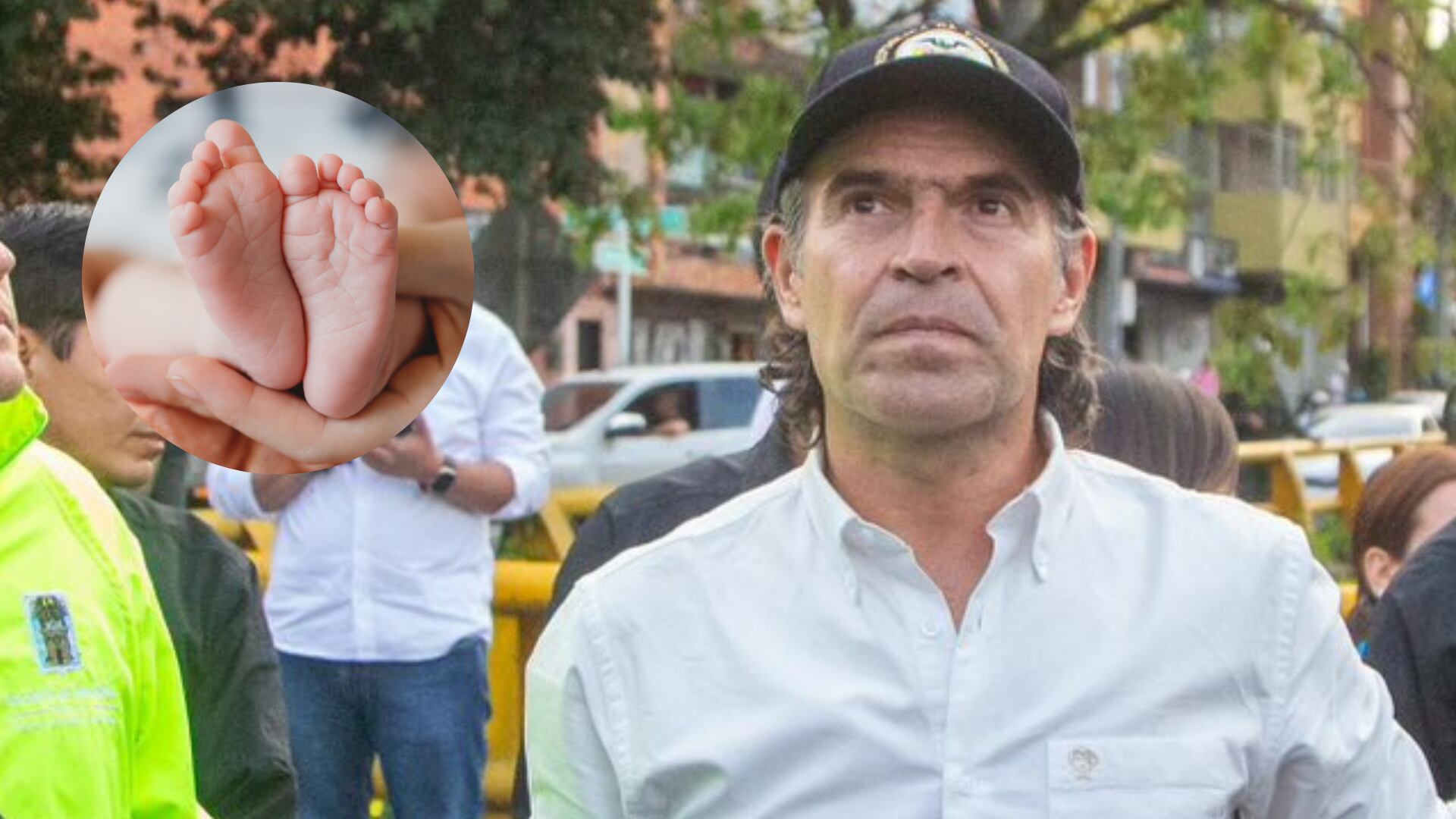 Usan bebés para mendicidad en Medellín.