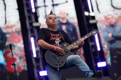 Peste Mutantex, de Colombia, durante su presentación en Rock al Parque 2022 en Bogotá.