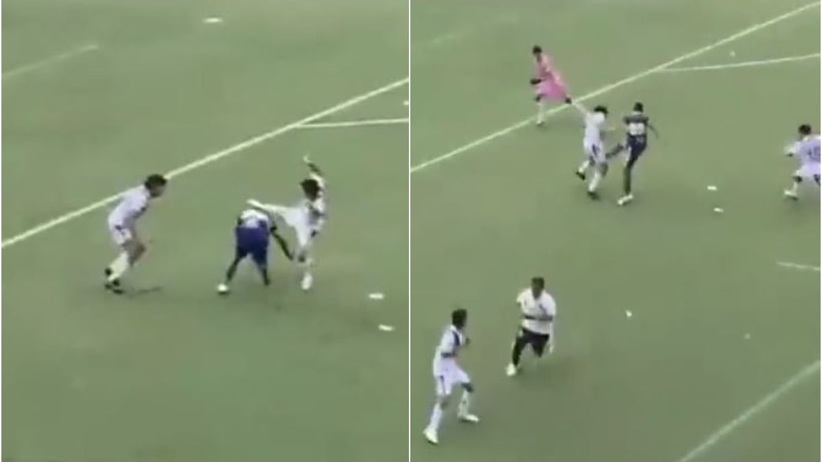 Partido en Barranquilla terminó en impactante batalla campal y robo a los jugadores