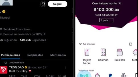 Nequi alerta a sus usuarios tras ataque cibernético en su cuenta de X.