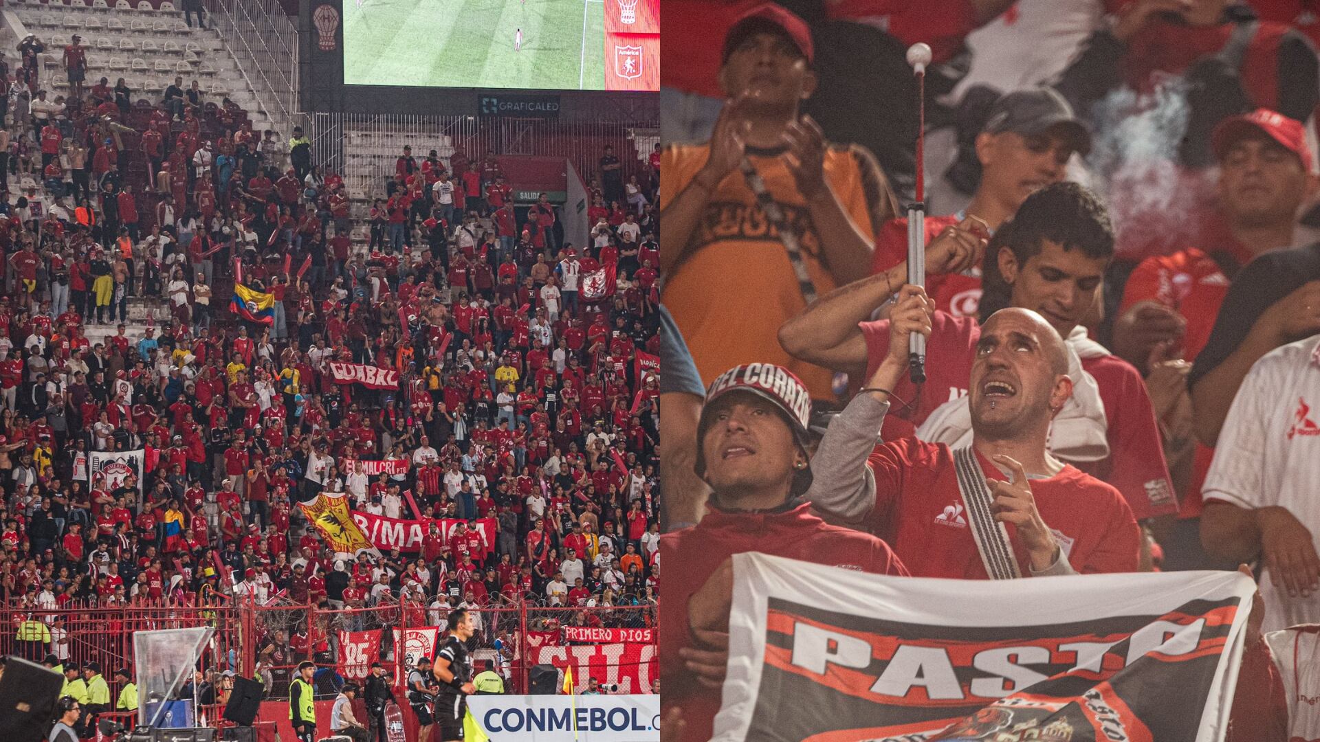 Hinchada del América de Cali - Fotos: Redes sociales del equipo