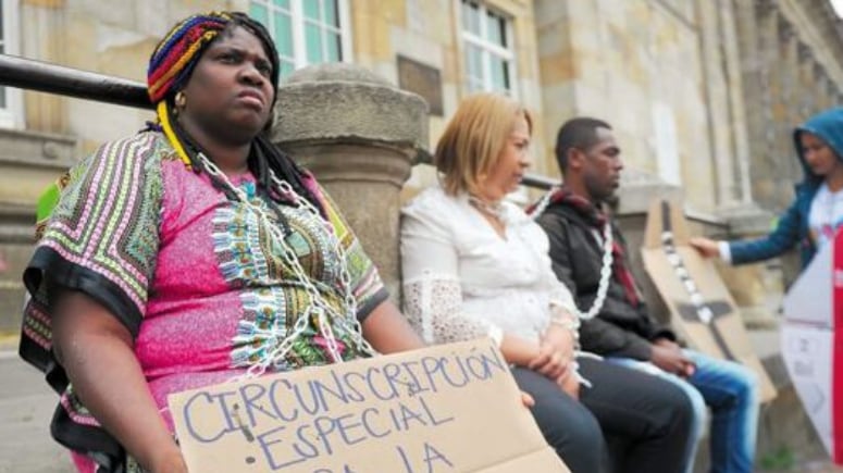 Líder social colombiana