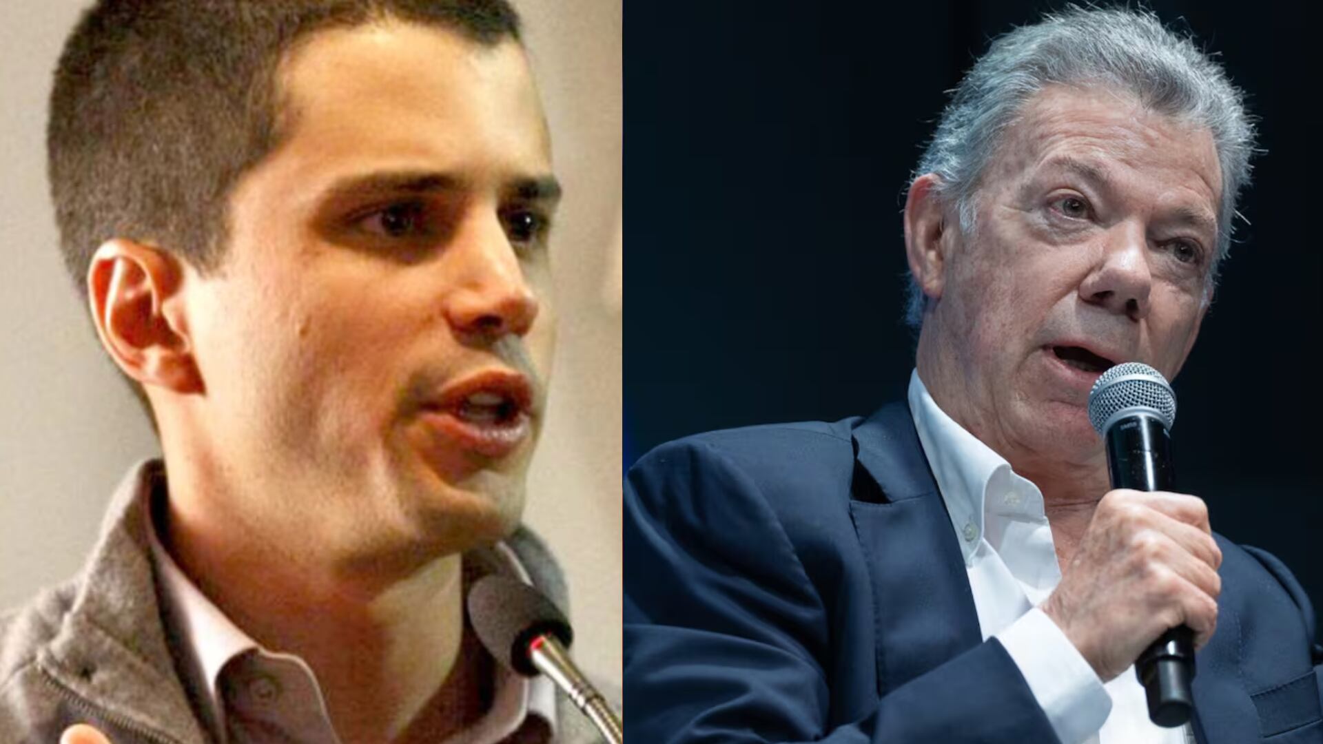 Tomás Uribe y Juan Manuel Santos