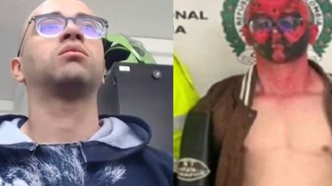 Foto de Juan Carlos Suárez presunto agresor del joven universitario Jaime Esteban Moreno.