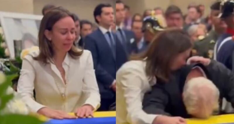 Foto esposa de Miguel Uribe, María Claudia Tarazona, pidió no responder con violencia: “Rechazo cualquier acto de venganza”.