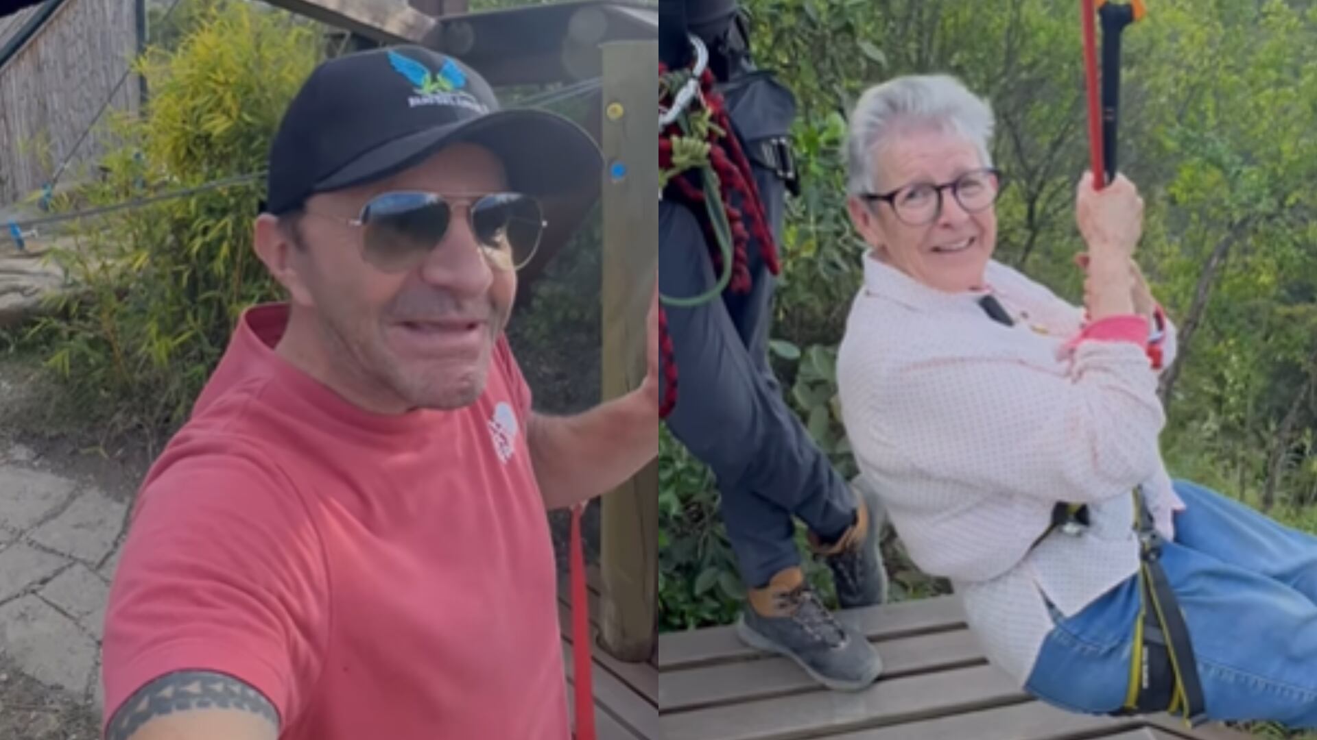 Pirry presumió el reto de gran altura que hizo junto su mamá de 77 años