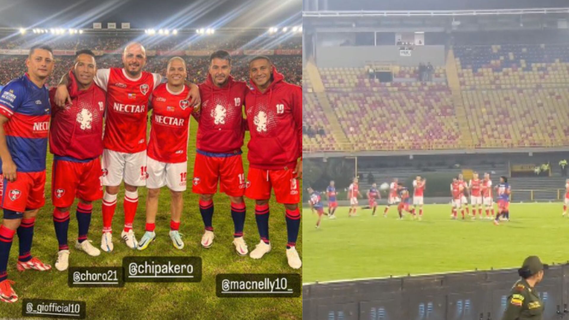 'Juanfer' Quintero y el golazo de tiro libre en la despedida de Omar Pérez.