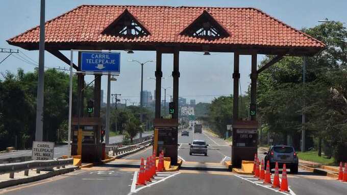 Peaje Papiros en Barranquilla.