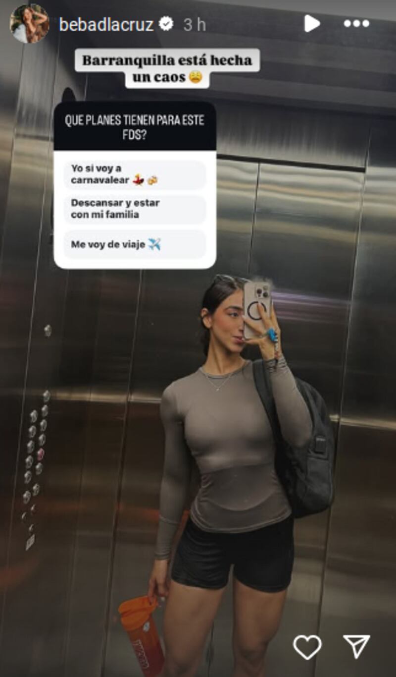 Valerie de la Cruz desde sus redes sociales.