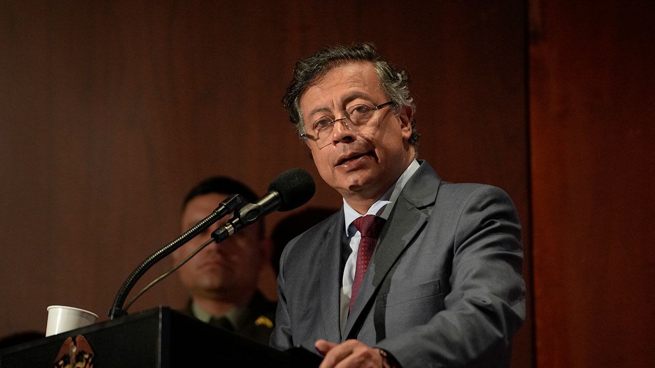 Gustavo Petro en la conmemoración de los Nueve años de Acuerdo de Paz.