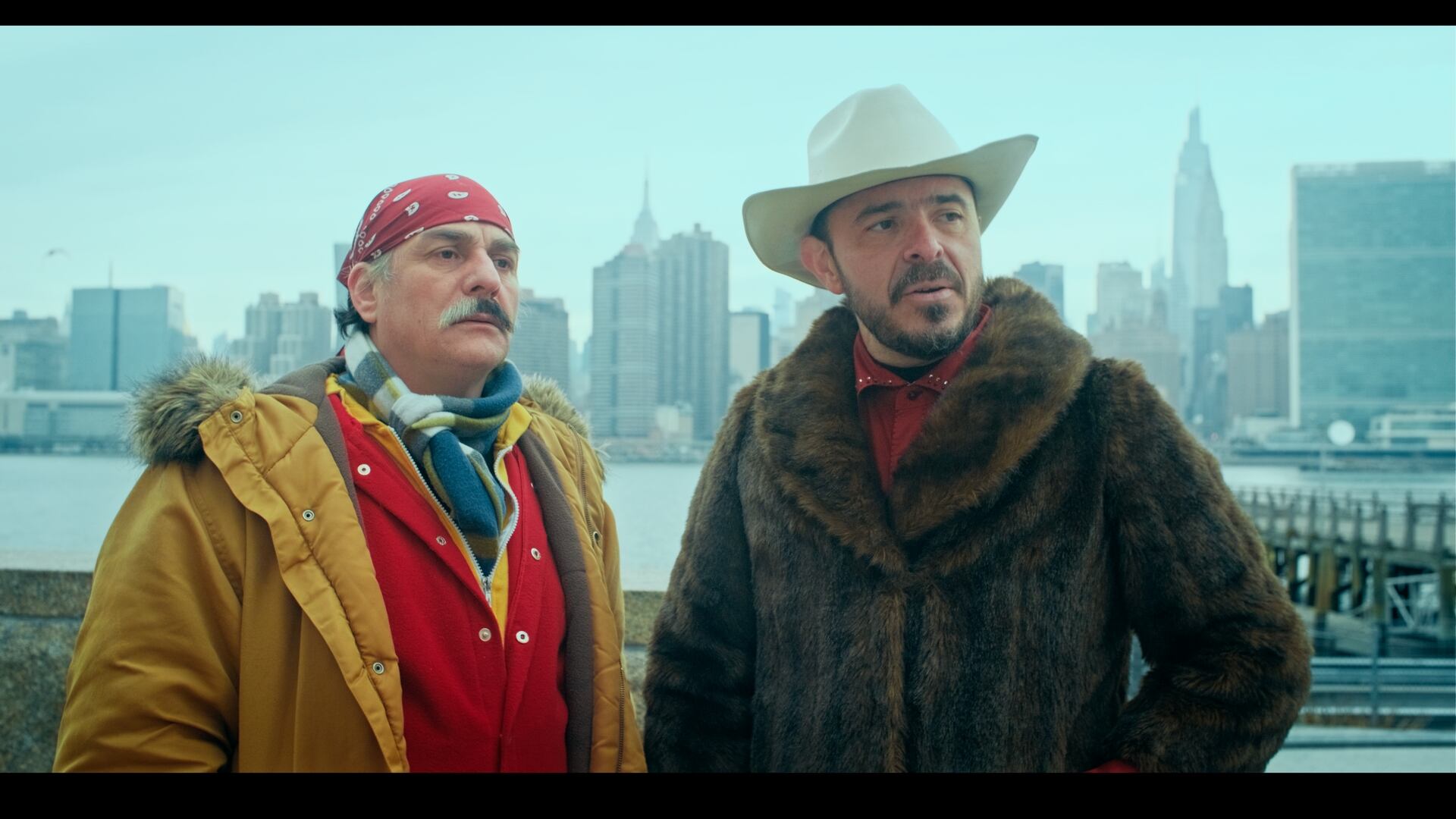 Carlos Hurtado y Diego Camargo en Un parcero en Nueva York