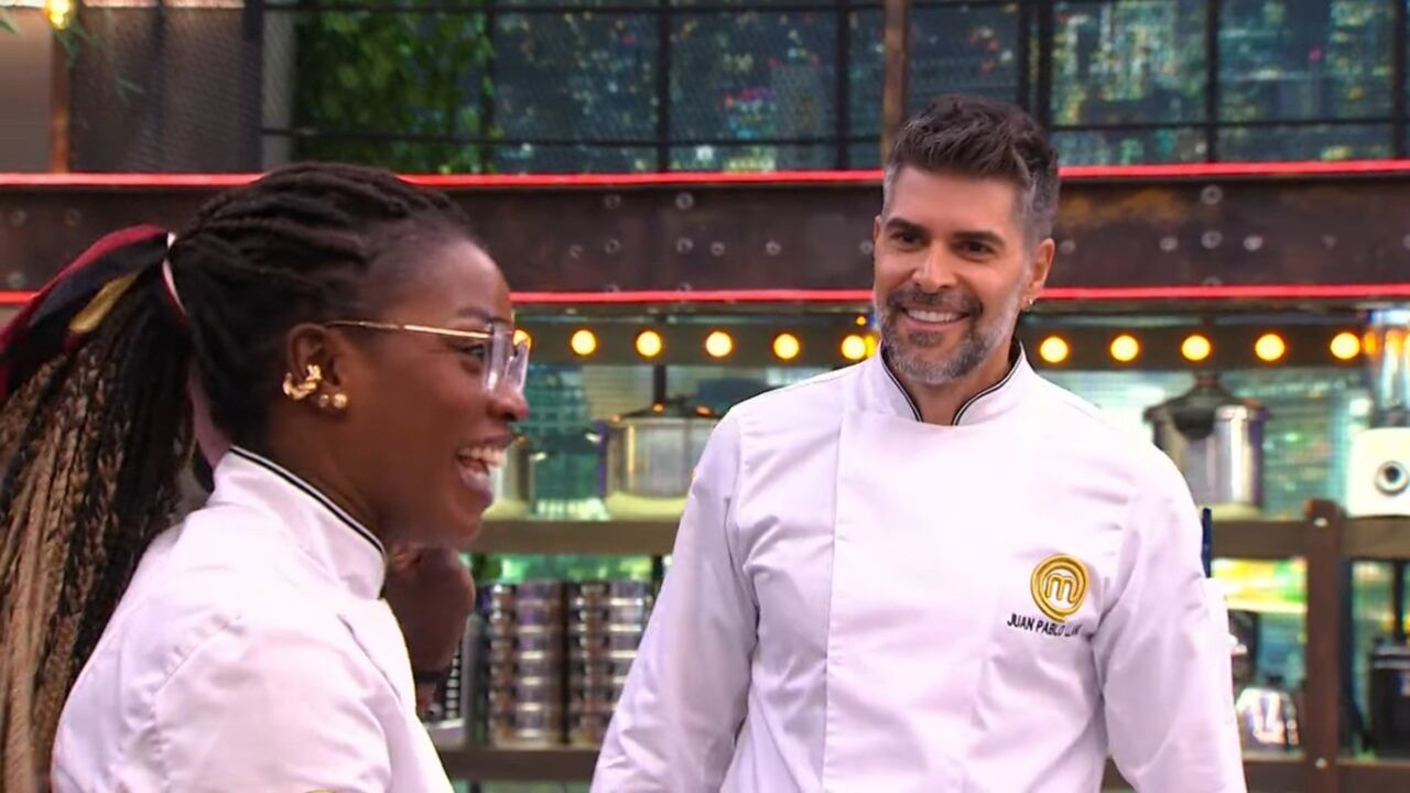 Caterine Ibargüen dijo que el actor Juan Pablo Llano la quiere intimidar con su mirada.