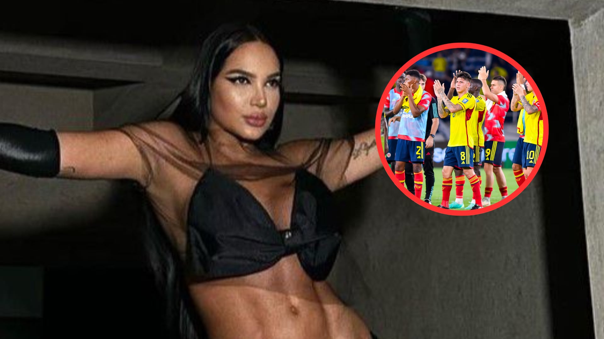 Un jugador de la selección Colombia 'le echó los perros' a Andrea Valdiri