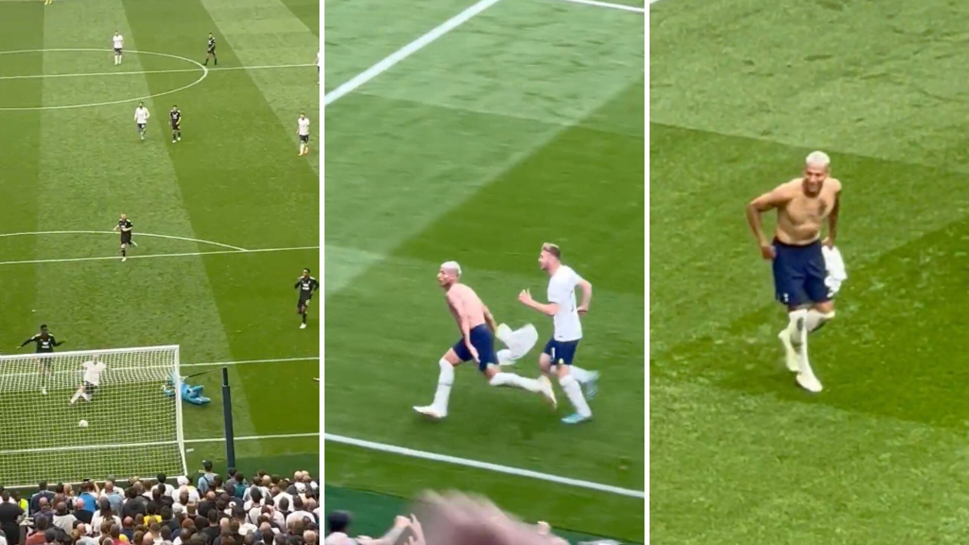 A Richarlison le anularon gol y terminó con amarilla por la celebración.