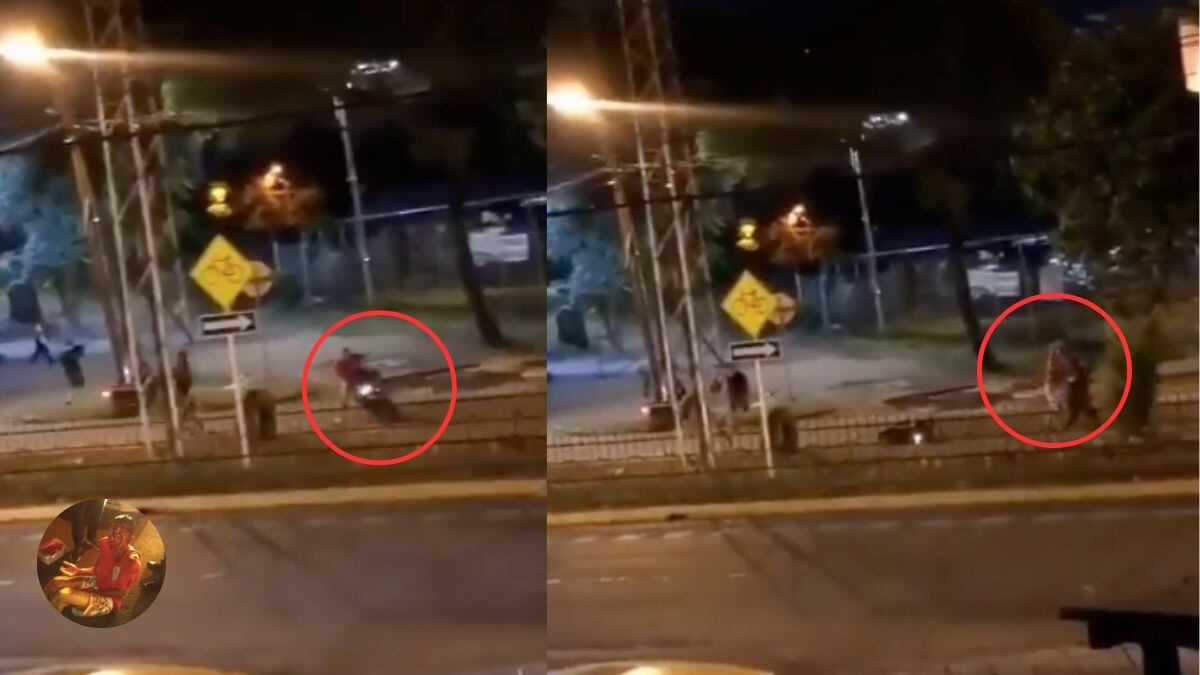 Un ladrón fue alcanzado por la comunidad y brutalmente golpeado luego de que robó a ciudadano en el sur de Cali