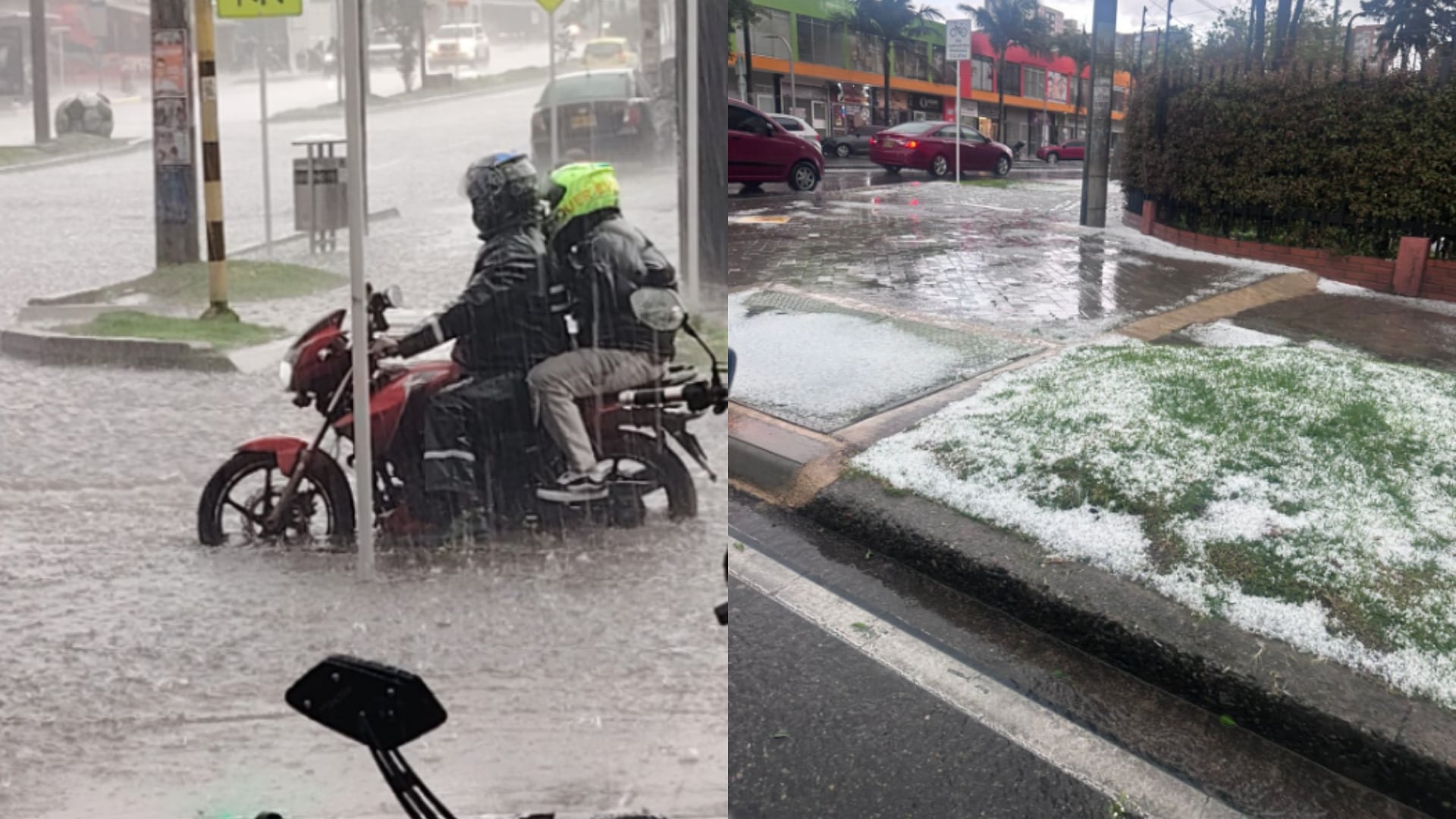 Fuerte lluvias en Bogotá complican la movilidad.