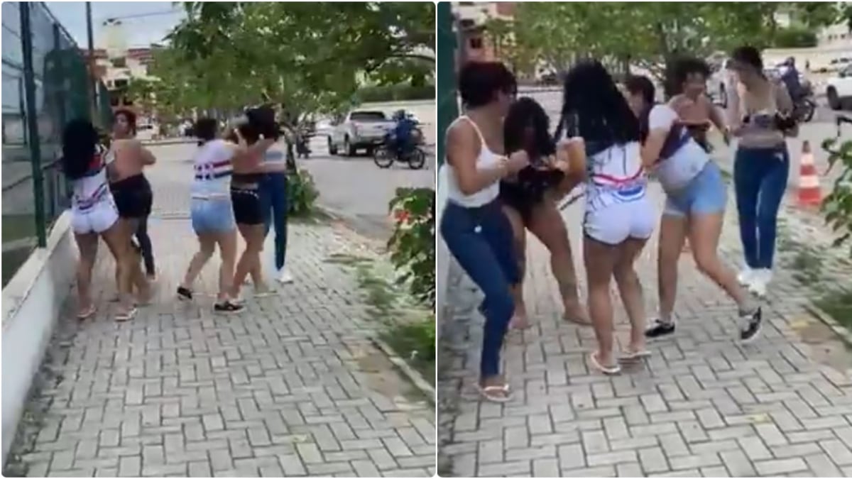 Aficionadas fueron encueradas de cuenta de hinchas rivales que les quitaron sus camisetas