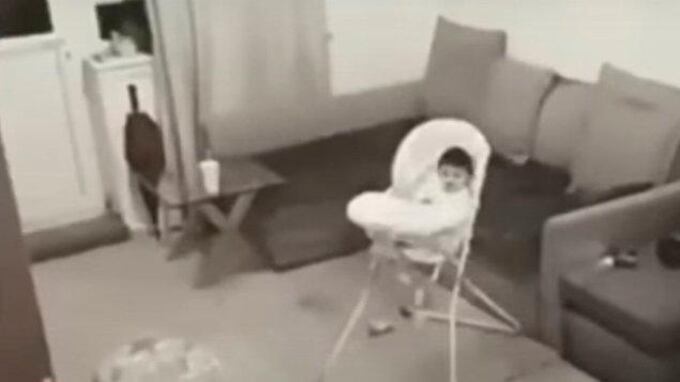 Imágenes del video de presuntos fantasmas en México.