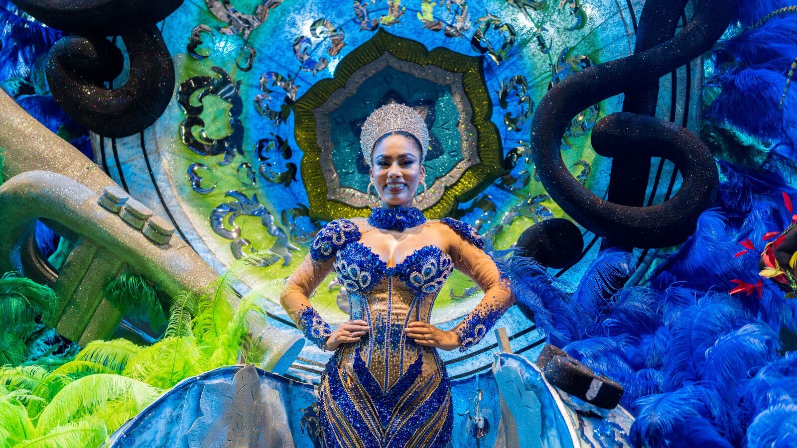 Coronación reina del Carnaval de Soledad.