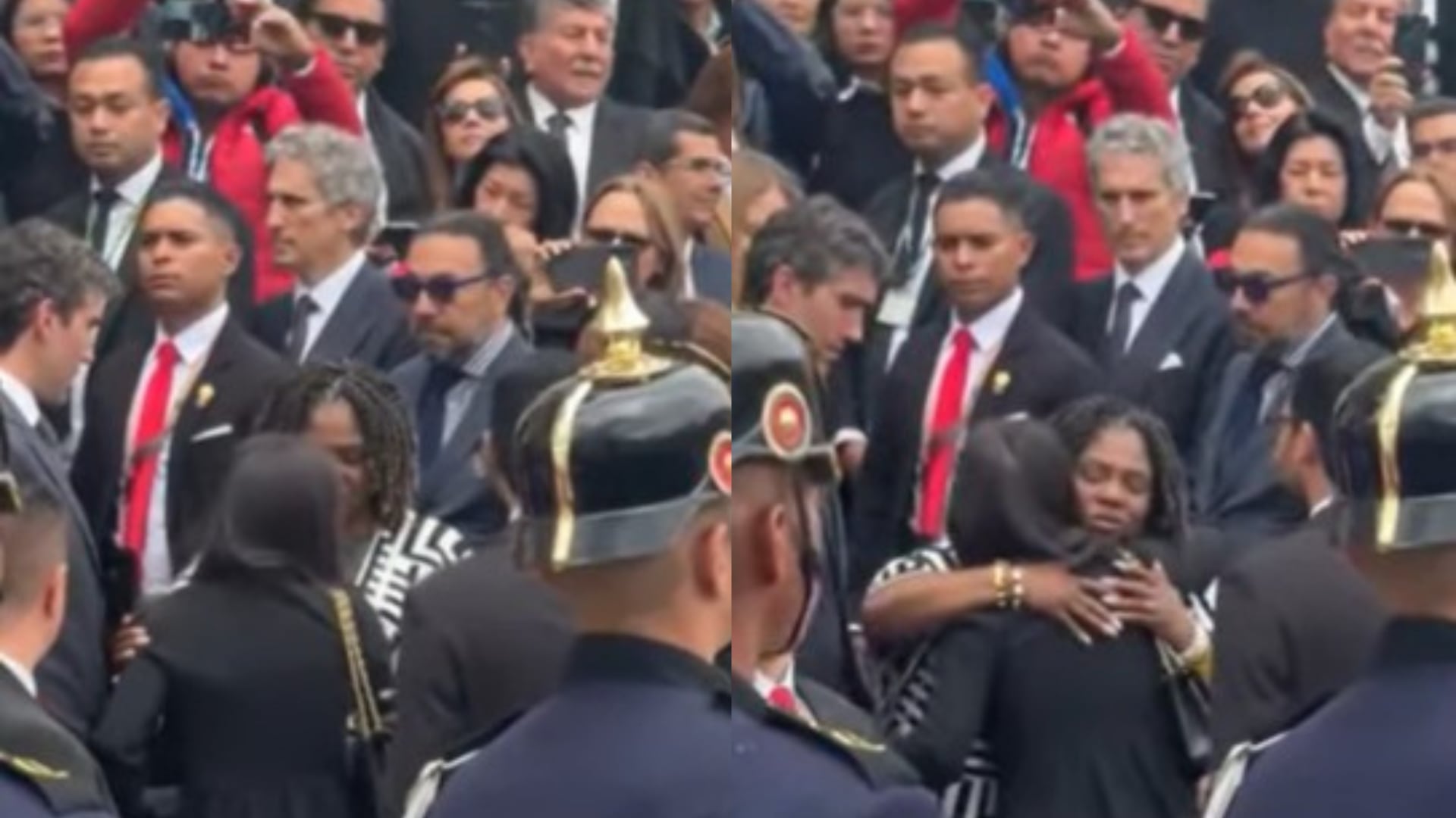 Abrazo Francia Márquez y Clemencia Vargas