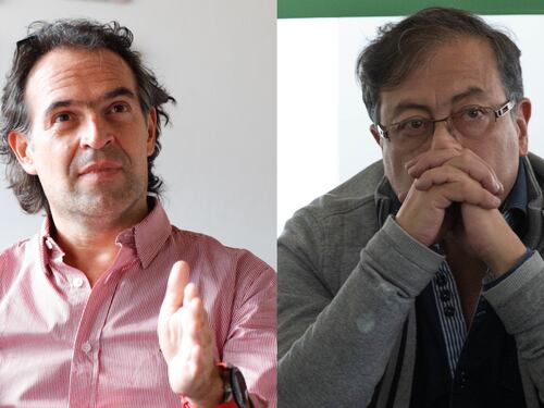 Fico Gutiérrez sacó una foto de Petro en pleno debate para hablar mal de él