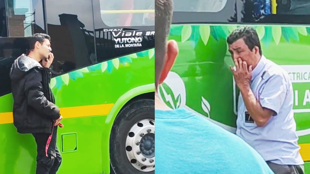 En el video quedó registrado el repudiarte caso, del joven que le pegó al conductor del SITP