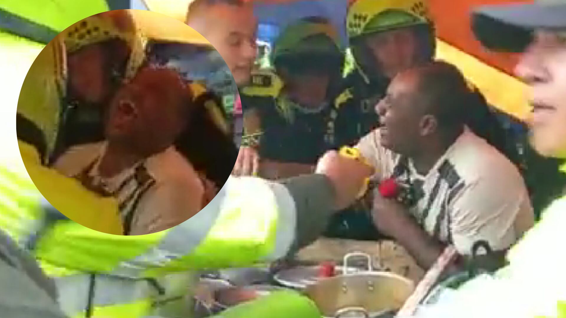 Presunto abuso policial