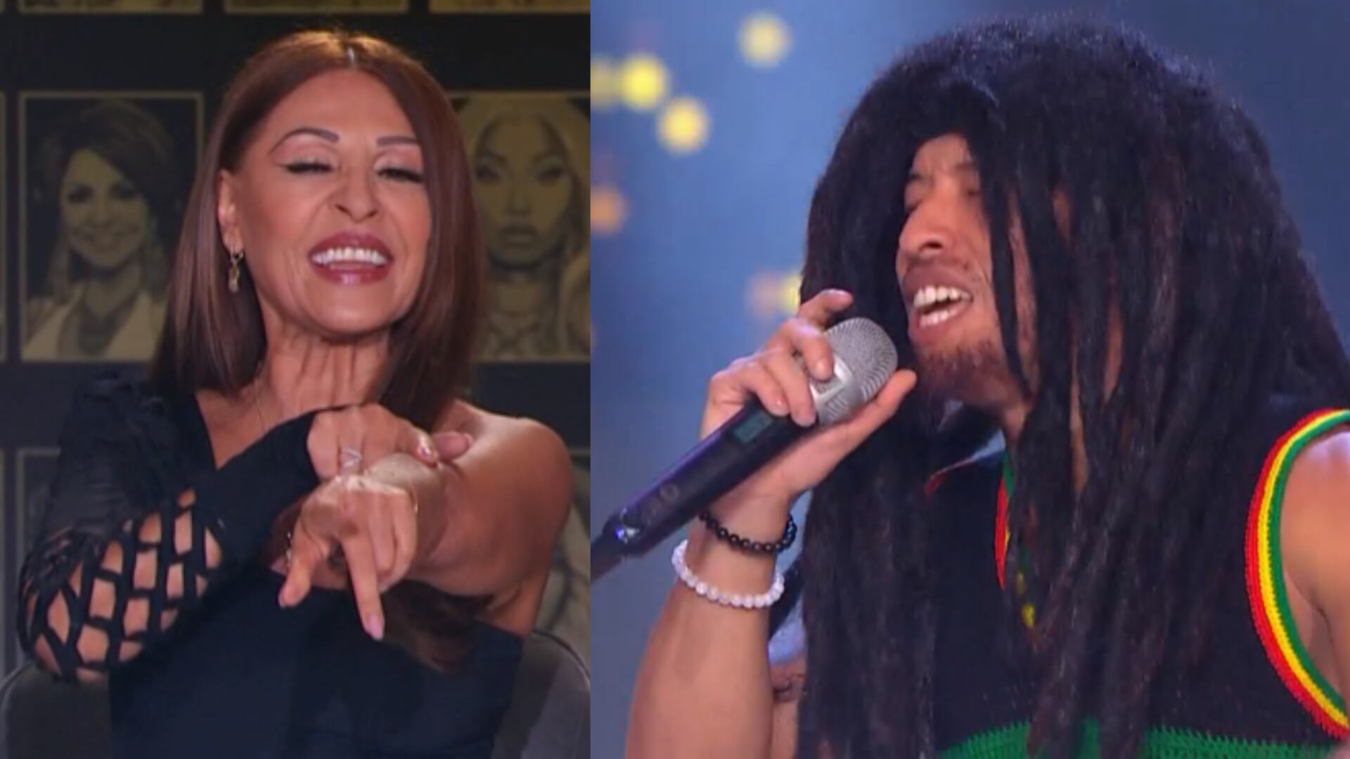 A Amparo Grisales se le bajó la erizada en ‘Yo Me Llamo’ por la peluca de ‘Bob Marley’