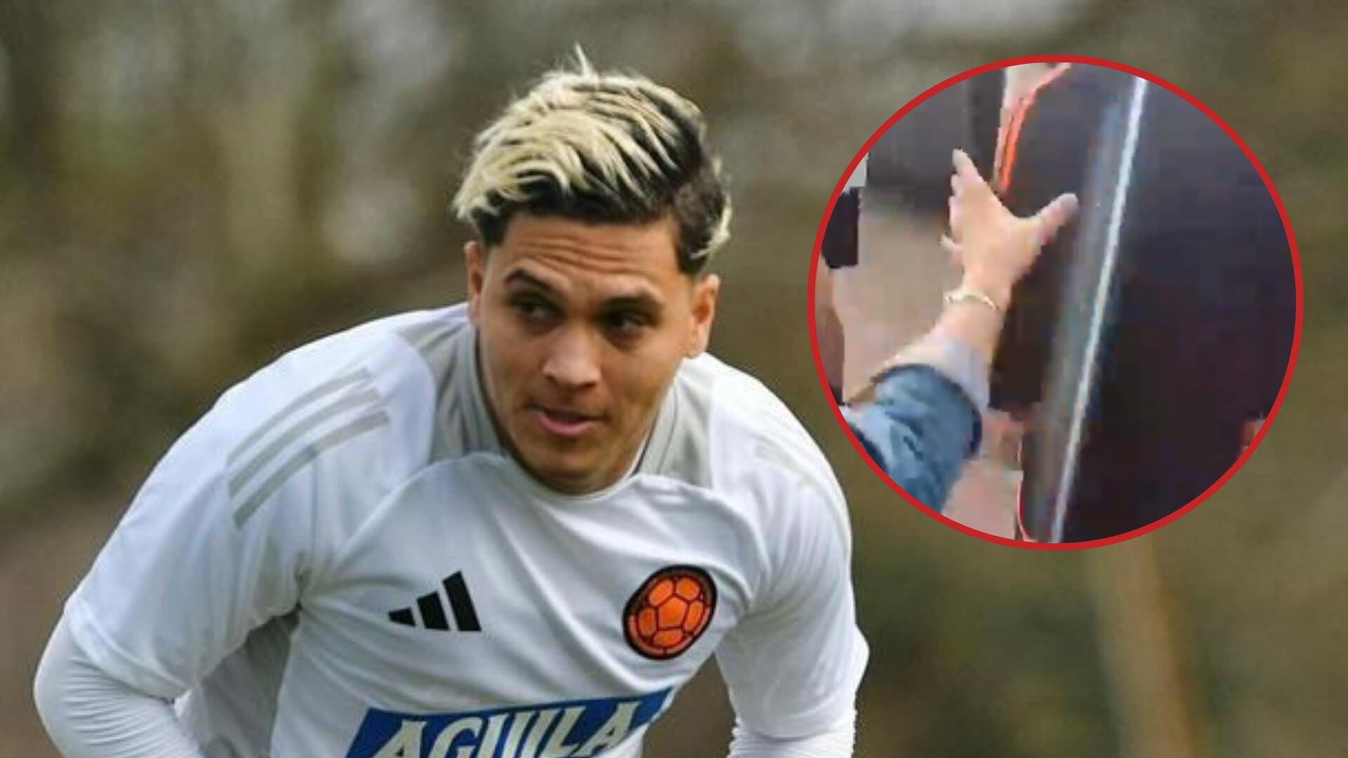 Juan Fernando Quintero recibió insólito reclamo de una hincha del Junior.