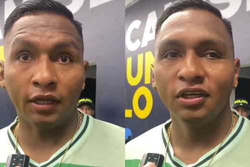 Alfredo Morelos tuvo emotivo momento en zona mixta cuando le preguntaron por su hermana