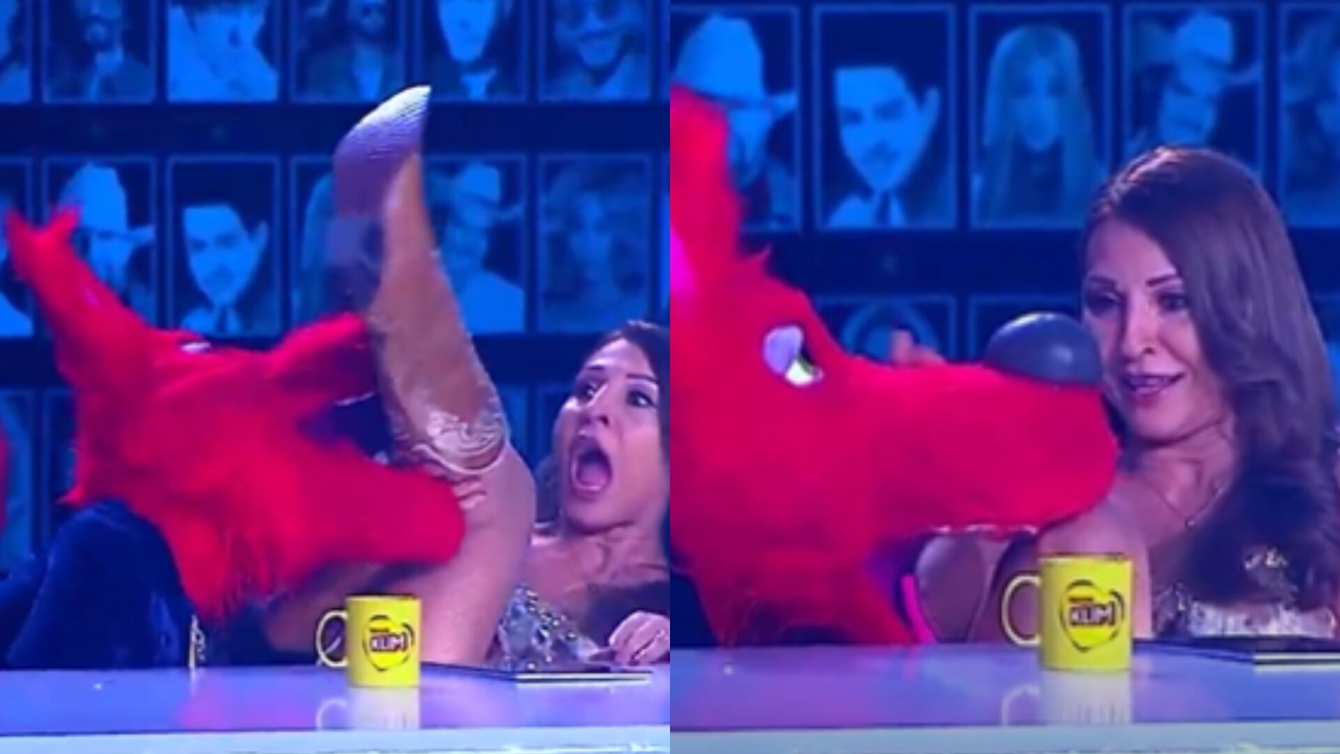 Aurelio Cheveroni le pegó un mordisco a Amparo en pleno 'Yo Me Llamo