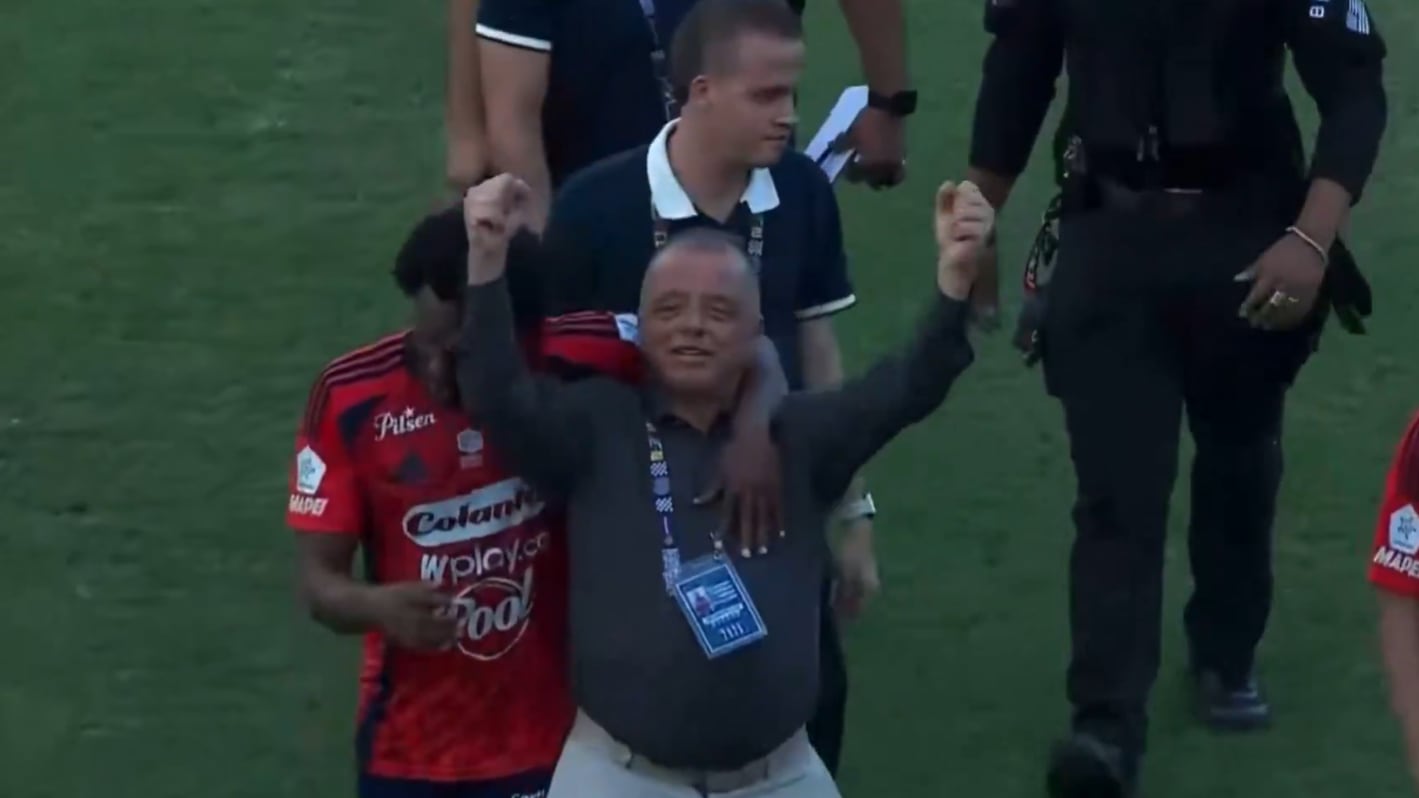 Raúl Giraldo - Foto: Transmisión oficial de Win Sports el 3 de mayo del 2026