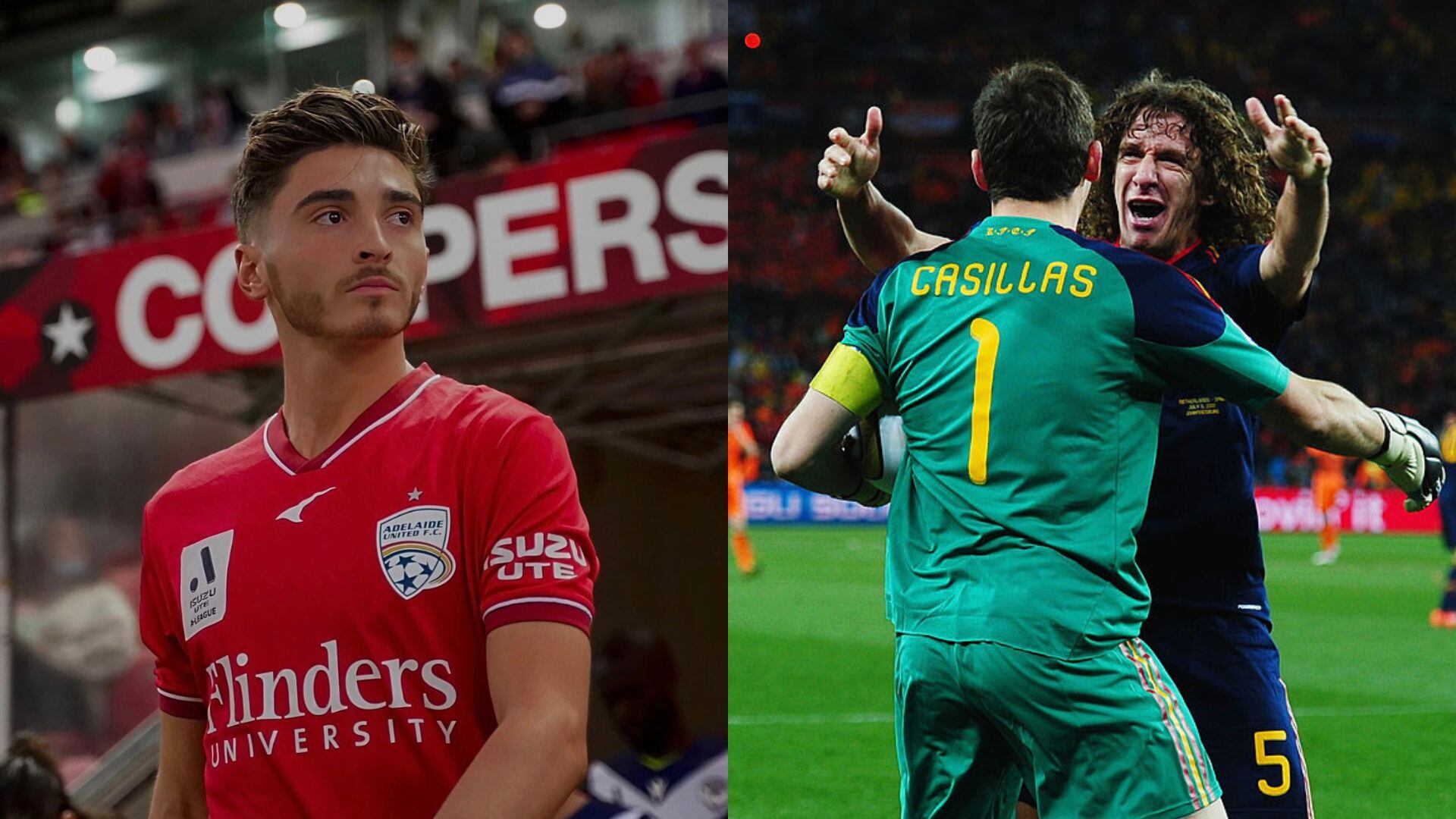 A Josh Cavallo no le agradaron los tuits de Casillas y Puyol.