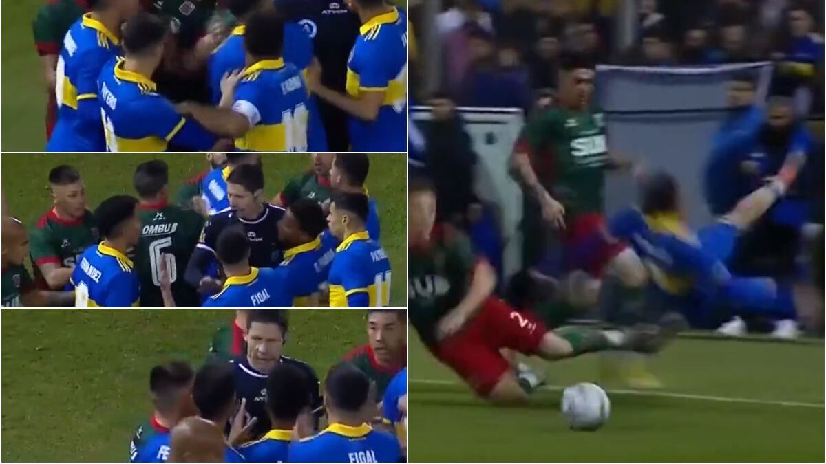 Fabra se pegó fulminante calentada por criminal patada a su joven compañero