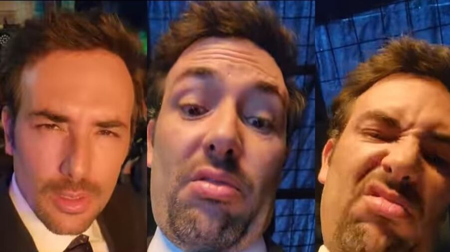 Sebastián Martínez muestra la cara de inconformidad al ver como quedó la primera, por lo que intenta una vez más, hasta quedar satisfecho.