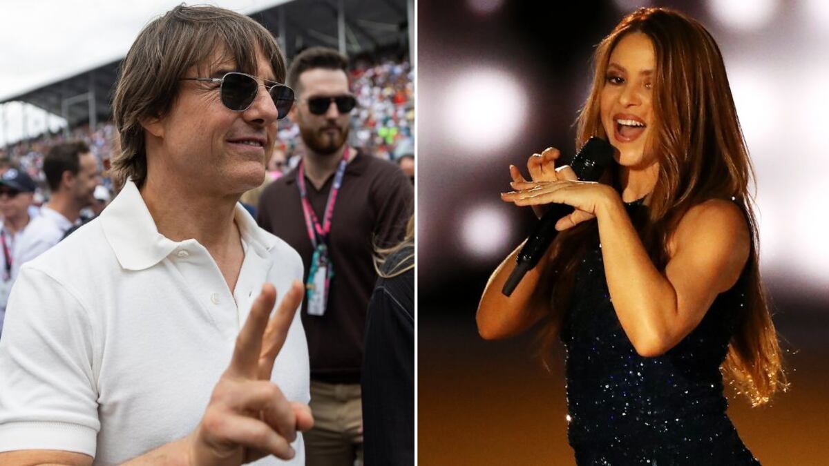 Tom Cruise y Shakira relación