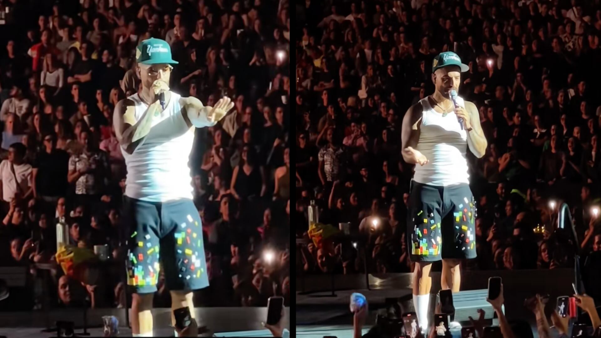 Maluma regañó a madre que llevó a bebé a su concierto en México