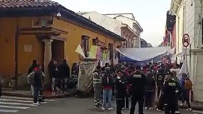 Recicladores protestaron en Bogotá