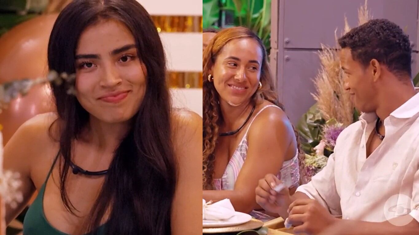 Guajira se mostró muy cercana a Kevyn tras revelar lo que ella hizo la noche anterior mientras Natalia los veía al otro lado de la mesa.