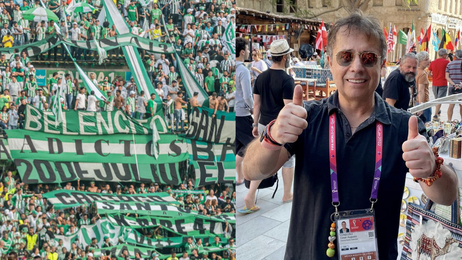 César Augusto Londoño puso la cara después del escándalo con los hinchas de Atlético Nacional.